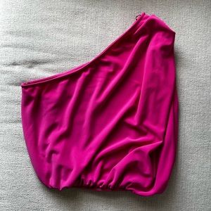 Zara Draped asymmetrical top